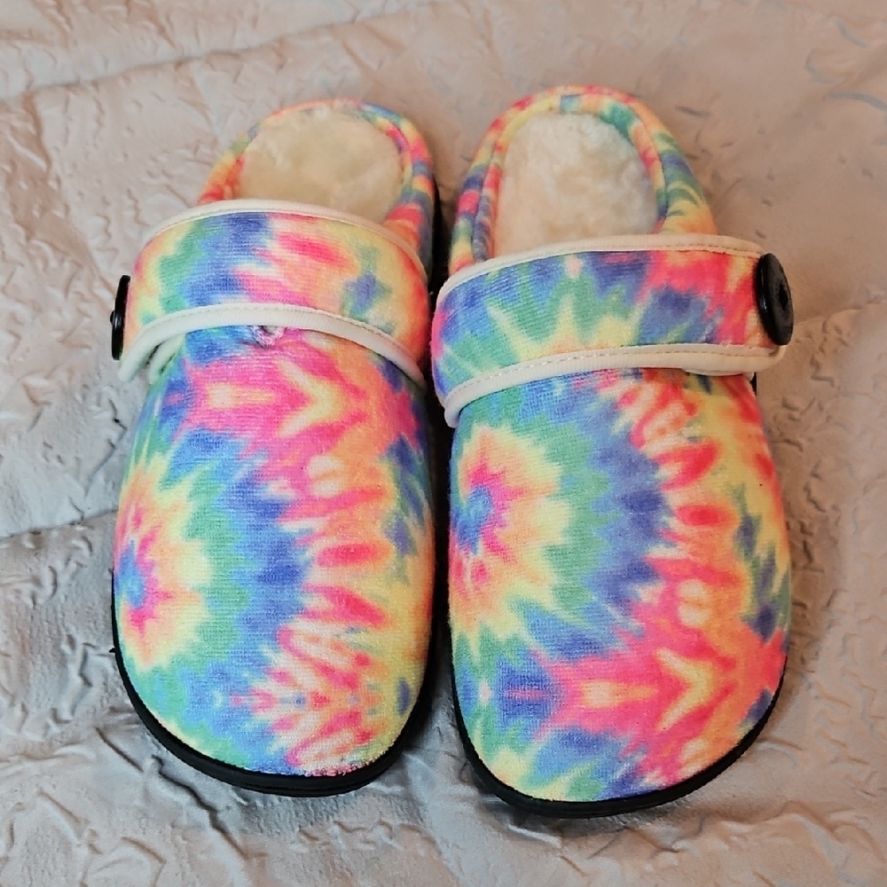 Colorful Tie-Dye Slippers 034